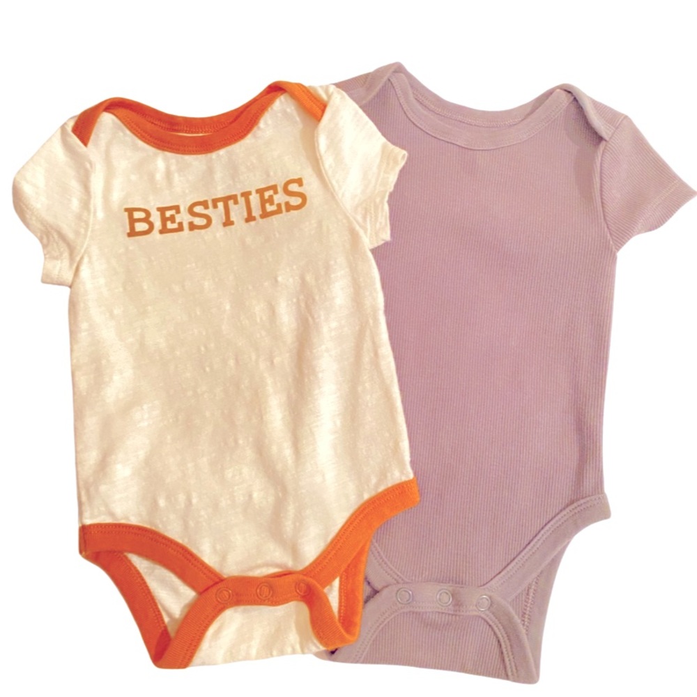 Little Co by Lauren Conrad Besties + Gray 3m Onesies
